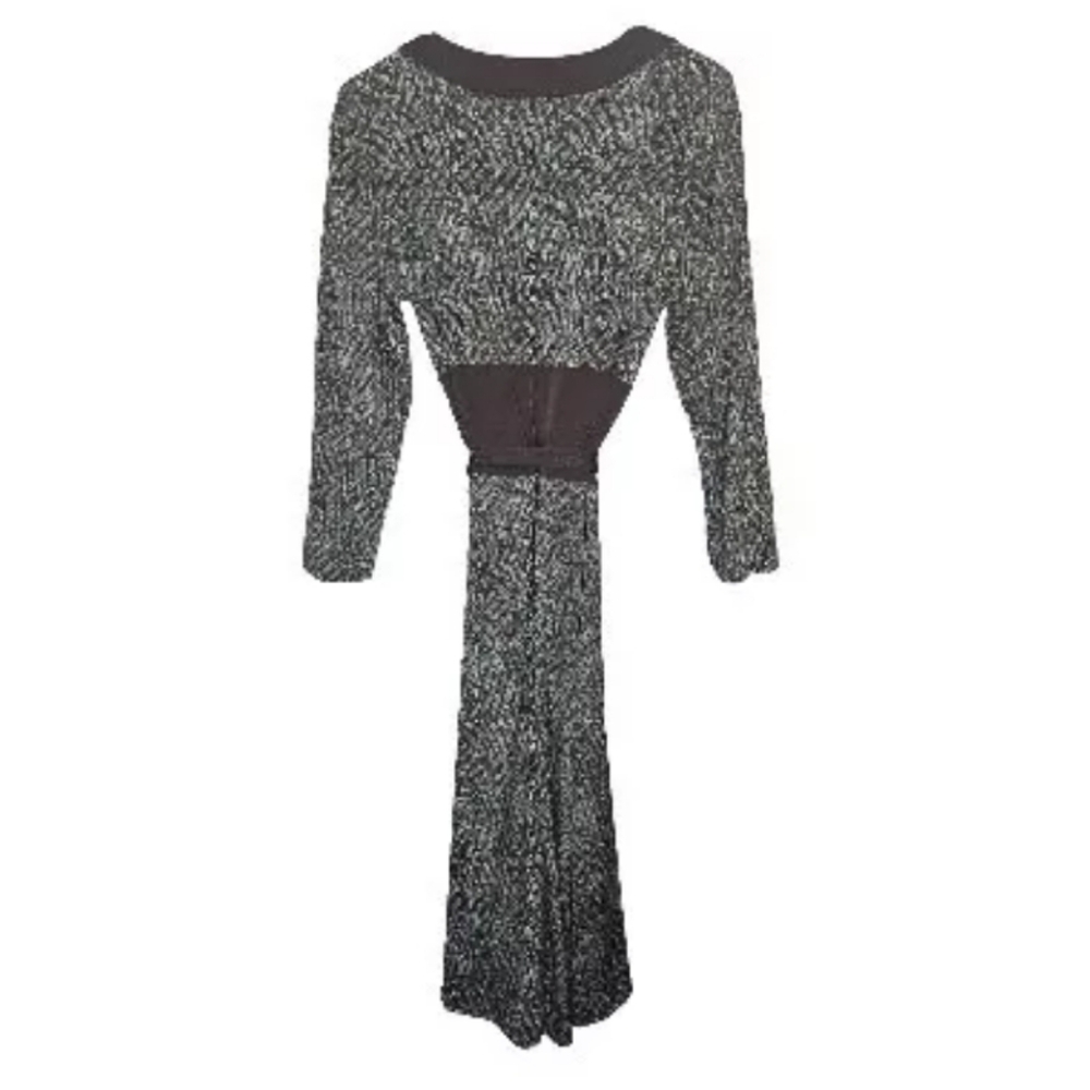 Connected Apparel Womans Long Sleeve V-Neck Dress Size 12 - Picture 3 of 3